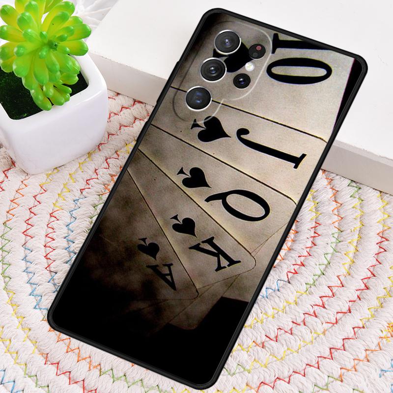 КОЛЛЕКЦИЯ ИГРАЛЬНЫХ КАРТ ДЛЯ КАЗИНО Чехол для телефона для Samsung Galaxy note 10 pro S26 Ultra S23 S24 FE S25 S21 S22 PLUS ударопрочный