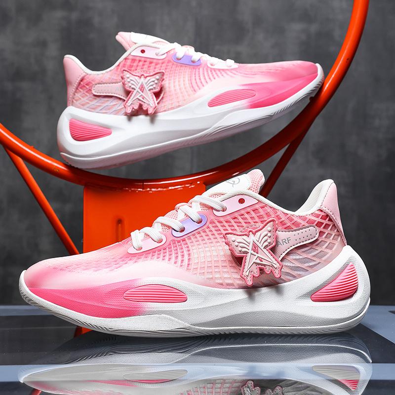 High Quality Purple Basketball Sneaker Man Low Top Platform Unisex Training Shoes Non-slip Match Sports Shoes for Basketball