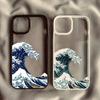 Fashion Great Blue Wave Clear Phone Case for IPhone 15 Pro Max 16 14 13 12 11 X XS XR 7 8 Plus13Mini Shockproof Bumper Bag Cover