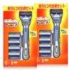 Fusion Manual Value Set Silver Main Unit 6 Replacement X 2 Piece Set Ultra Thin 5 Blades Close Shave Razor (with Blades) Men's [Bulk