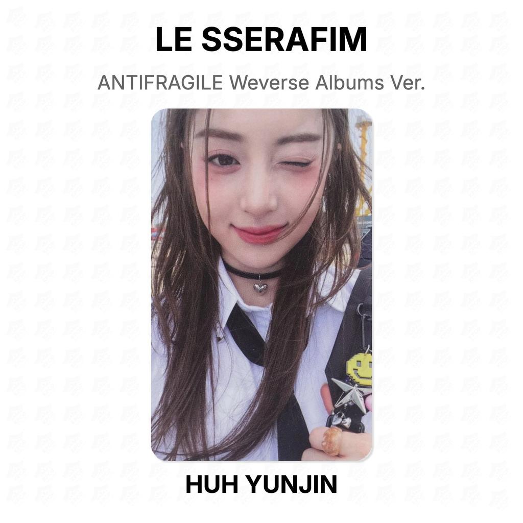 LE SSERAFIM АНТИФРАГИЛЬ Верс альбомов Weverse. Официальная фотокарта