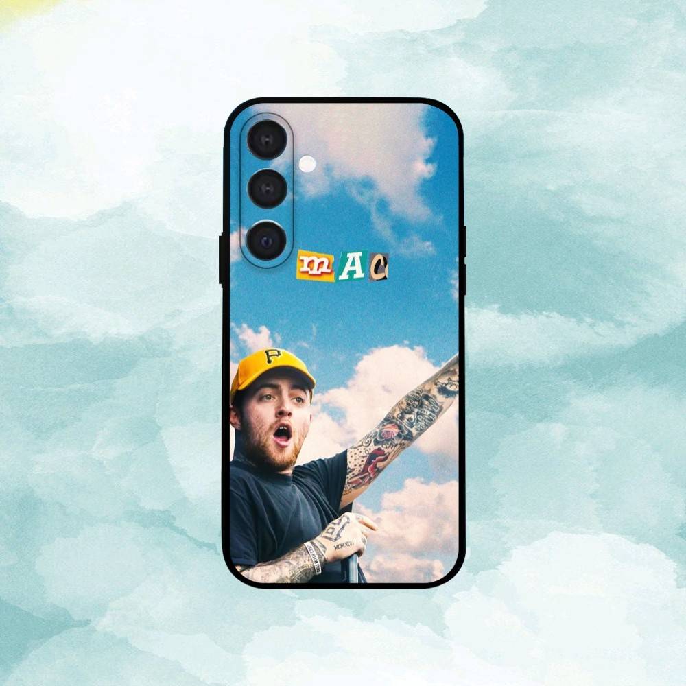 Rapper M-Mac Miller Cool Phone Case For Samsung A73,72,71,A52,51,40,41,A22,A32,31,A13, Soft Black Shell