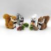 1Pc Simulation Ornaments Christmas Artificial Squirrel Table Decorations Figurines Mini Fake Animal Plush Miniatures