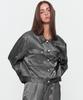 UUM Gloss Bio Crop Jacket Gray