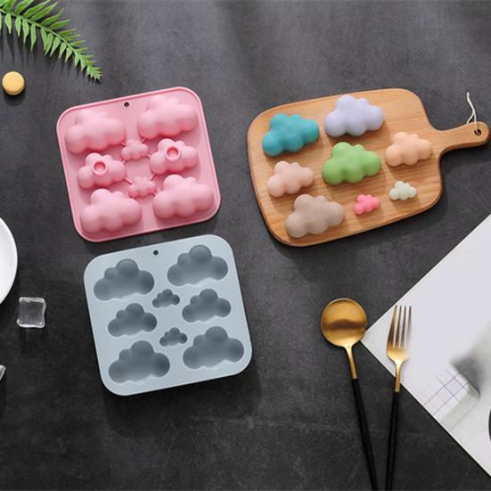 Силиконовая форма для мыла с 8 полостями, нелипкая пищевая форма для самостоятельного изготовления свечей, смолы, пластыря, формы для шоколадного печенья, торта, льда
