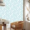 Wallpaper Flowers White and Celadon, Small Detail for Living Room and Bedroom 50x1000