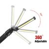 Multifunctional Folding Work Light LED Flashlight Magnetic Lamp 360° Rotating Portable Camping Light 5 Lighting Modes Lamp