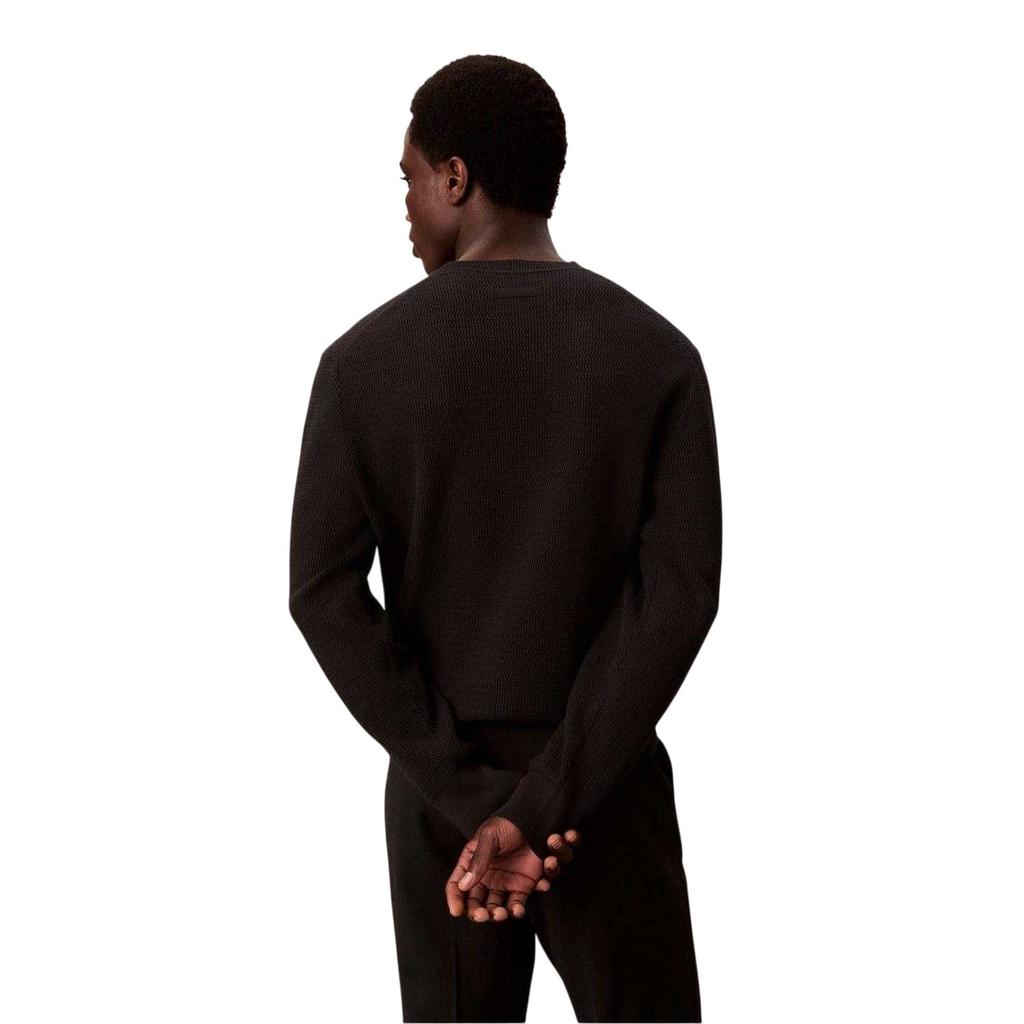 Calvin Klein Mens Waffle Knit Jumper