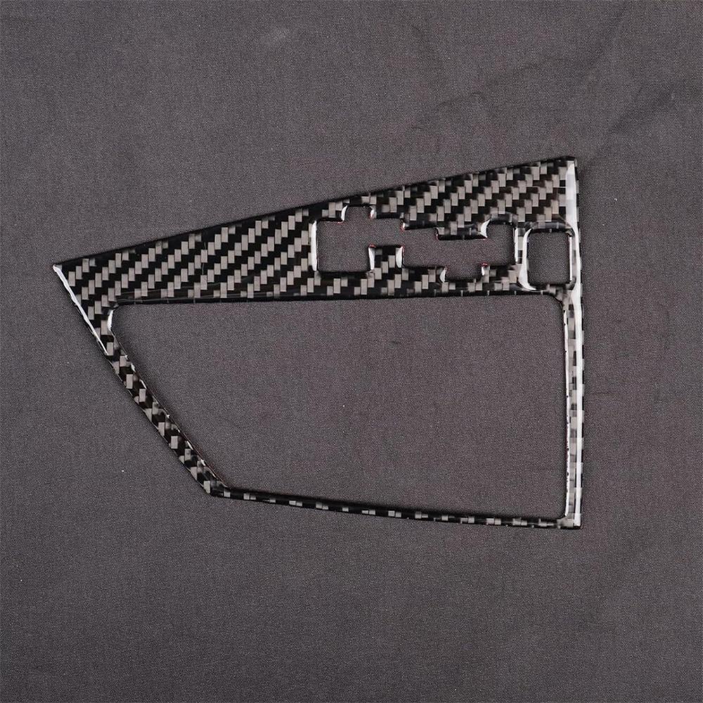 Car Gear Shift Panel Cover Trim Carbon Fiber For Toyota Corolla Levin 2014-2018