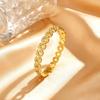 Waterproof Stainless Steel Bracelet, Non Tarnish Cubic Zirconia Cuffs, Stack Layered Chunky Chain Bracelets for Women