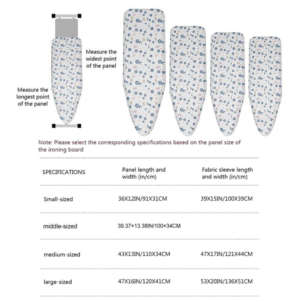 Утолщенный чехол для гладильной доски, прочный напечатанный мягкий высококачественный чехол для гладильной доски