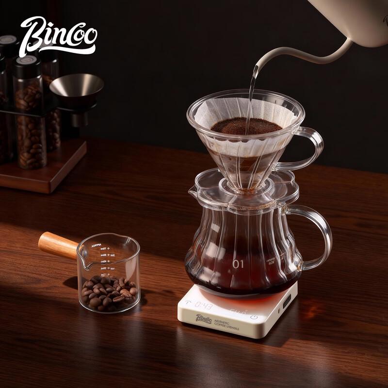 Bincoo Умные портативные цифровые весы для кофе с таймером