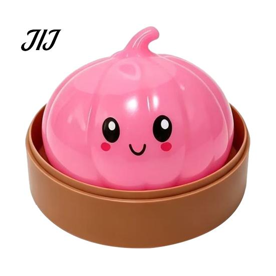 Calming Sensory Toy Sunglasses Pumpkin Stress Relief Toy, Slow Rebound Squeeze Fidget Soft Cartoon Dumpling Relieving