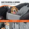 VEVOR Dog Car Seat, Dog Booster Seat for Car with Support Frame, Pet Car Seat with Clip-On Safety Leash, Cotton Filling
