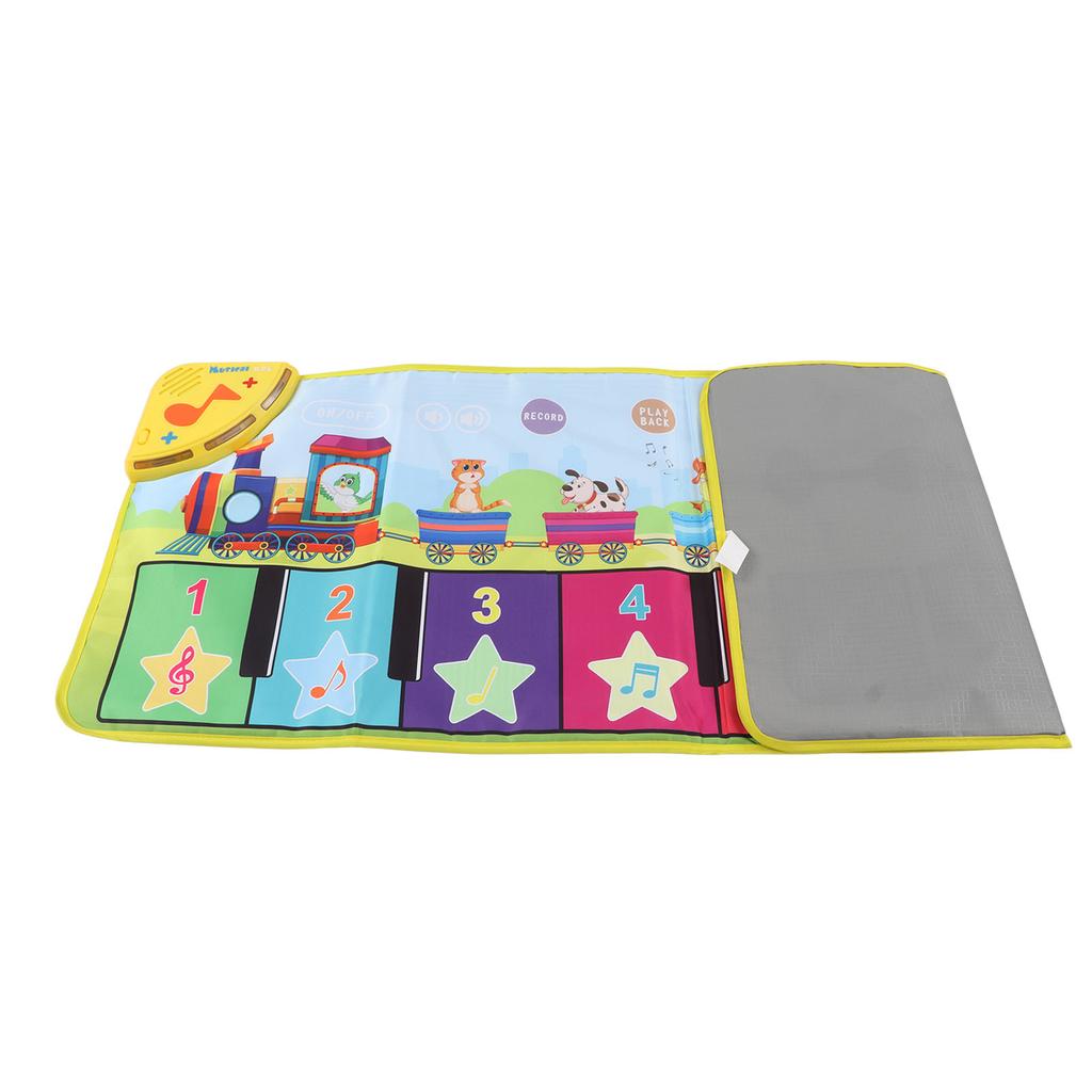 Детский коврик для пианино складной улучшает координацию предотвращает скольжение музыкальный коврик для пианино развивающая игрушка