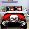 3pcs Horror characters pattern bedding set duvet cover set includes duvet cover &pillowcases,perfect all season bedroom decoration&gift