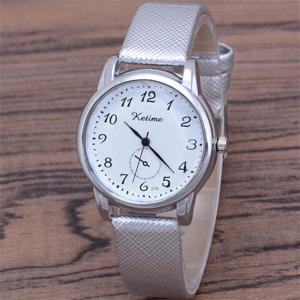 Женские модные кожаные часы