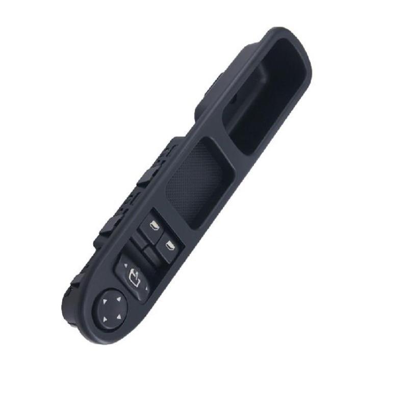 for Peugeot 307 2002-2009 Car Master Electric Window Switch Button with Folding Front Left Replacement 6554.E4 Auto Part 3+6 PIN