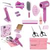 Kids Hair Beauty Makeup Set Girl Simulation Hair Dryer Fashion Styling Tool Pretend Play Children Toys House Gift