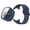 Silicone Strap Replacemnt Watch Band with TPU Shell for Samsung Galaxy Watch 8 40/44mm Classic Ultra2