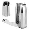 2pcs Zinc Alloy Concealed Hook Clothes Hats Towel Holder Accessories for Automobiles RVSilver