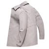Мужское однобортное тренчкот в стиле business casual