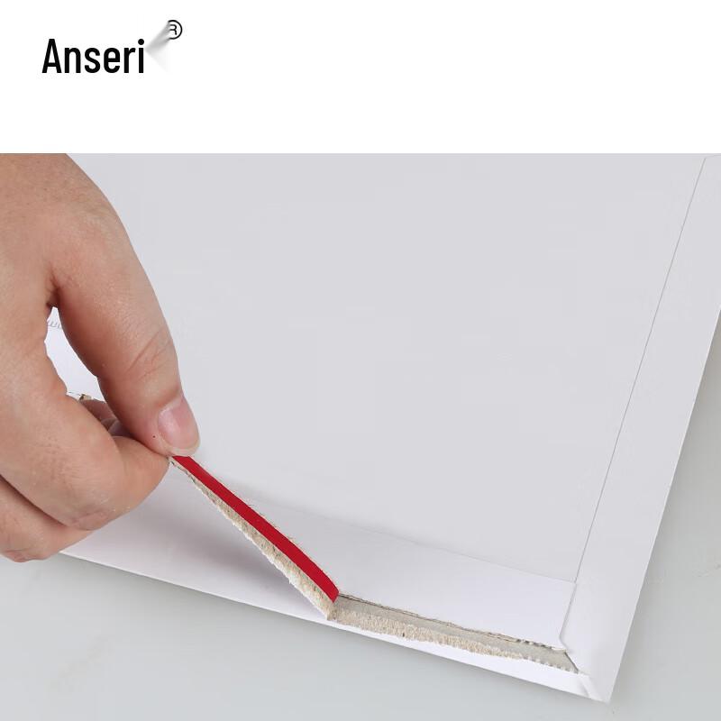 Бумажные курьерские пакеты Ansell Aery, большие, белые (Упаковка 250 шт.)