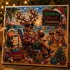 Ручная работа Рождественские украшения Xmas Набор для творчества с искусственным жемчугом, Санта-Клаус Олень Раскрашивание DIY Праздничные наборы для творчества для подростков Сверкающие 3D Праздничные
