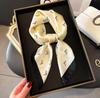 Новый шелковый платок женская мода универсальный смысл 70 квадратный платок шарф для защиты шеи весна и осень ретро платок повязка на сумку