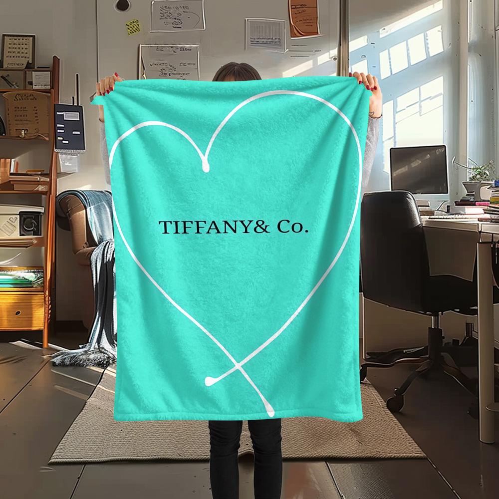 Tiffany printing Flannel Blanket Bedroom Coverlet Sofa Camping Warm blanket Gifts for family and friends(MJ082)