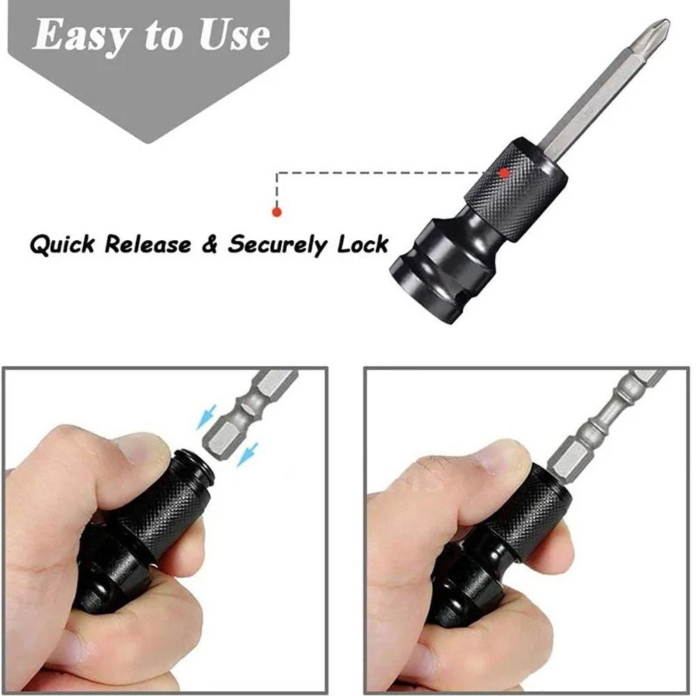 1Pcs Hex Ratchet Spanner Drive Converter Quick Release Tools Sleeve Adapter