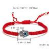 Woven Charm Hand Braided Turkish Demon Eye Red Thread Bracelets Jewelry Fashion Accessories Bangles