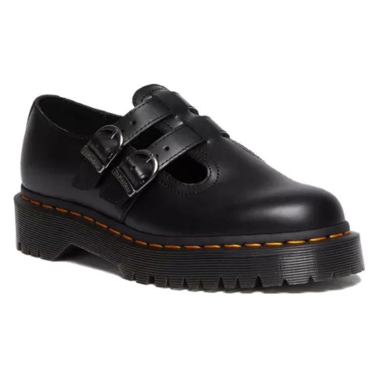 Доктор. Dr. Martens 8065 II Bex Гладкая кожа Платформа Мэри Джейн 'Черный' Женские 30792001
