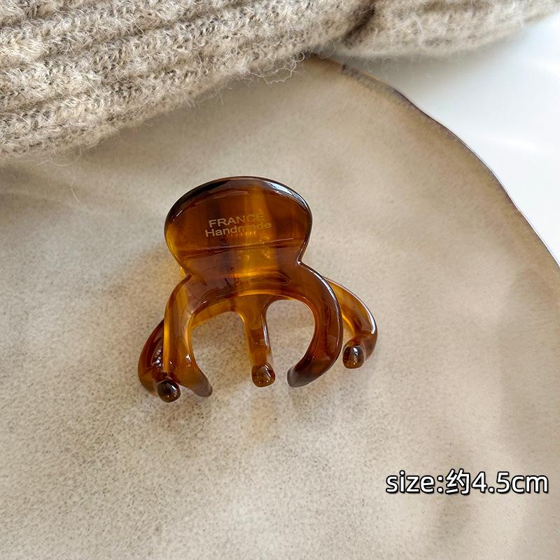 French Hair Claw Clips Women Elegant Retro Crab Shark Clip Acetate High Ponytail Holders for Girls Hair Accessories