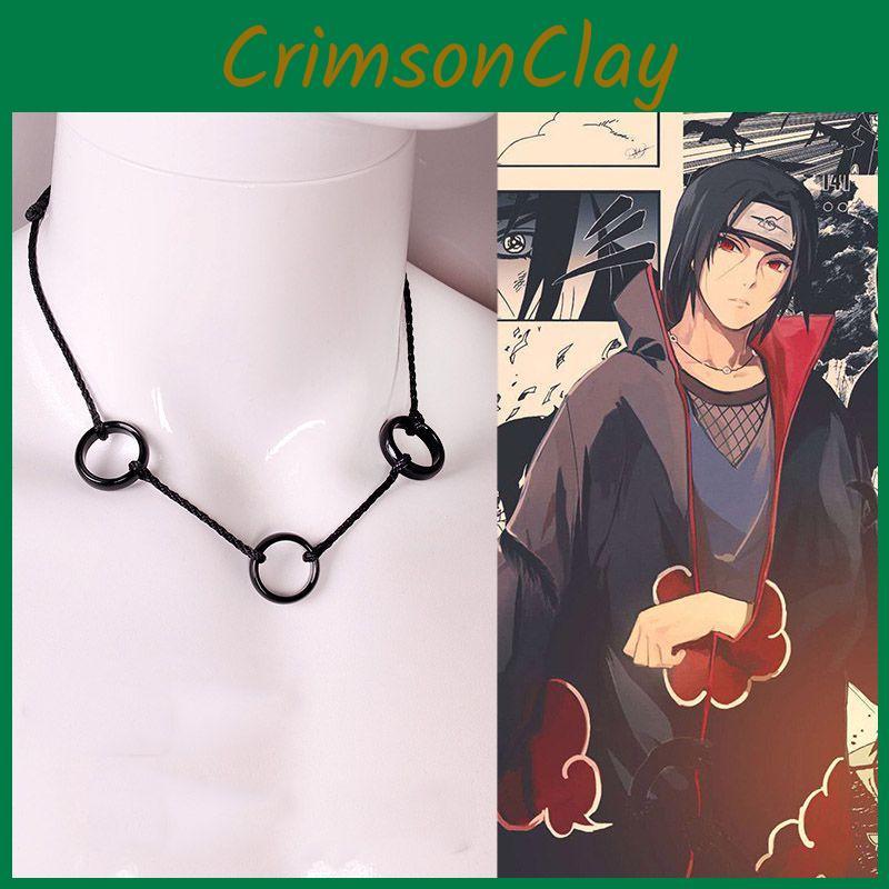 Потрясающий кулон-ожерелье Учиха Итачи Три кольца для аниме косплея