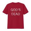 Mens God S Not Dead T Shirt Black 2X Large vintage Washed Top For Everyday Wear Versatile Comfortable homme graphic Stylish