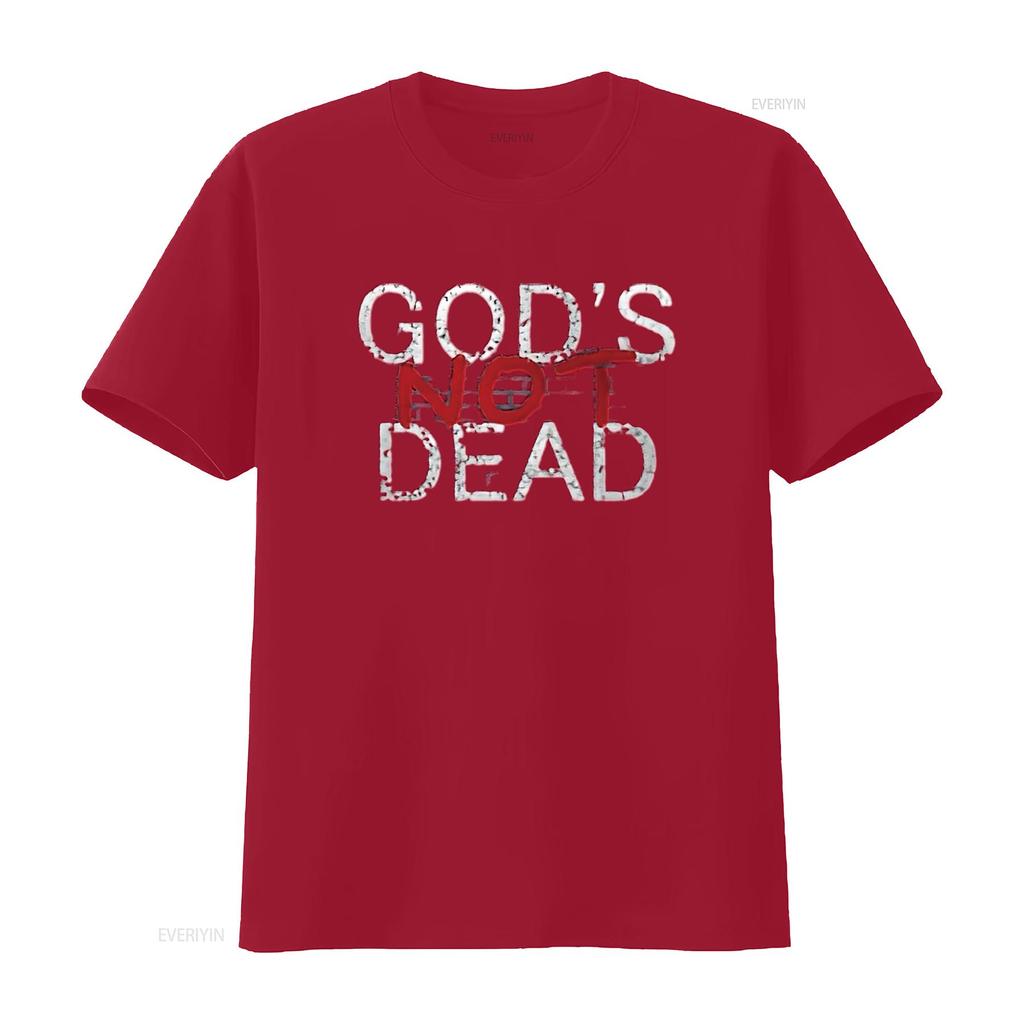 Mens God S Not Dead T Shirt Black 2X Large vintage Washed Top For Everyday Wear Versatile Comfortable homme graphic Stylish