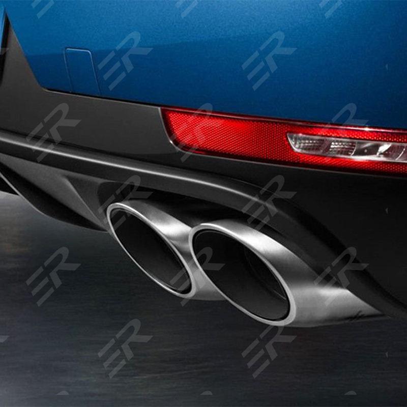 Performance Stainless Steel Exhaust Tailpipe Trim for 2019 Porsche Macan