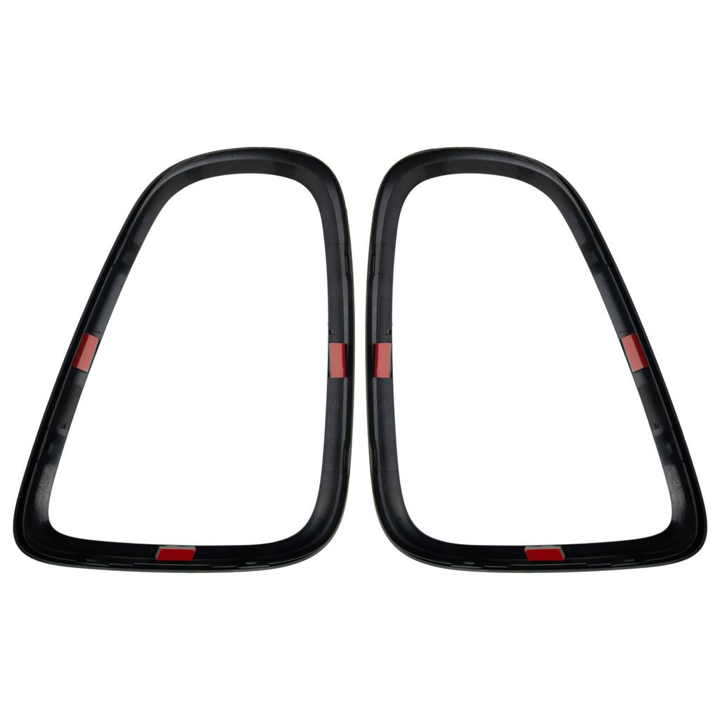 2pcs Car Glossy Rear Tail Light Ring Surround Cover Trim For Mini For Cooper R56 R57 R58 R59 2007-2013