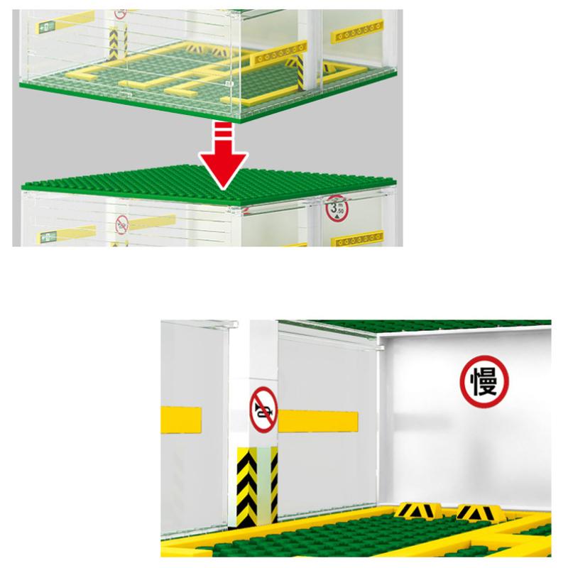 S5109 известный автомобильный мир 3D парковка для хранения витрина строительные блоки детские игрушки подарки модель автомобиля коллекция игрушек