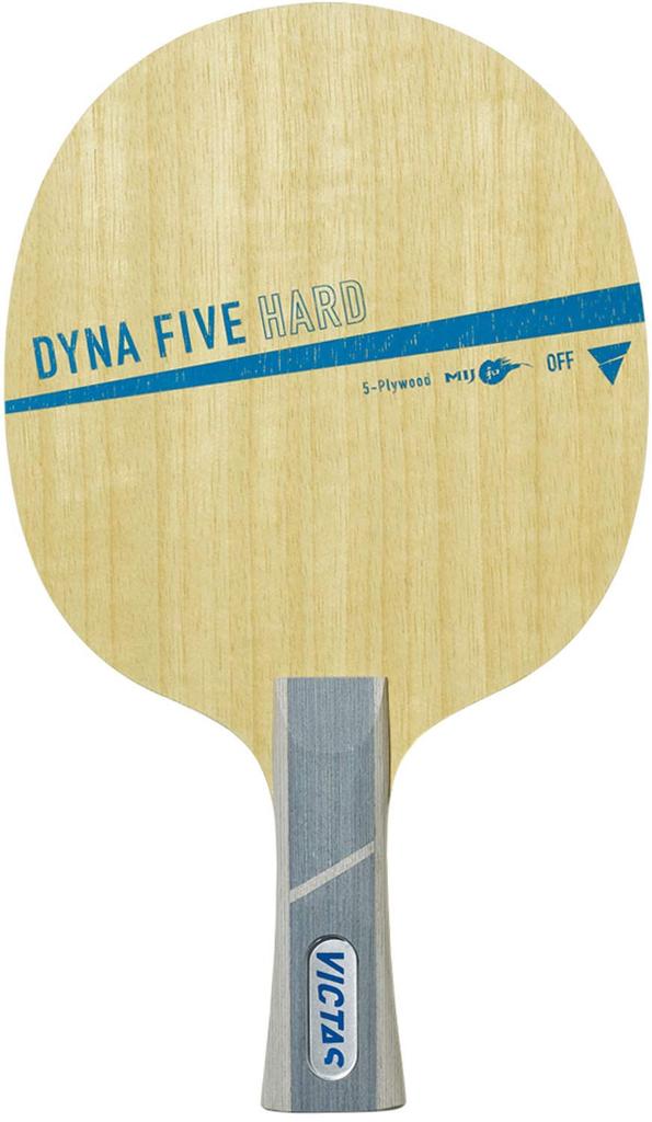 Victas Table Tennis Racket DYNA FIVE HARD Shakehand Attack 5 Pieces Plywood 029804