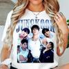Летняя мода 2026 Модный мужской женский винтажный топ Винтажная футболка Jungkook, Музыкальная футболка в стиле 90-х, Футболка Jungkook, Calvin Tee Jungkook, Подарок для фанатов