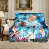[Erling Haaland Blanket] Soft Throw Blanket for Bed Sofa, Holiday Gift Blanket for Women Men Family Friend