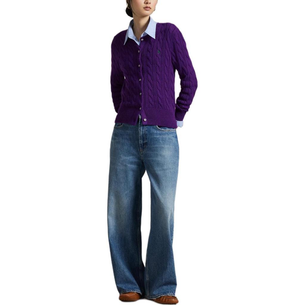 Кардиган свитер женский Polo Ralph Lauren Slim Fit с круглым вырезом и длинными рукавами WMPOSWENDW20454-500