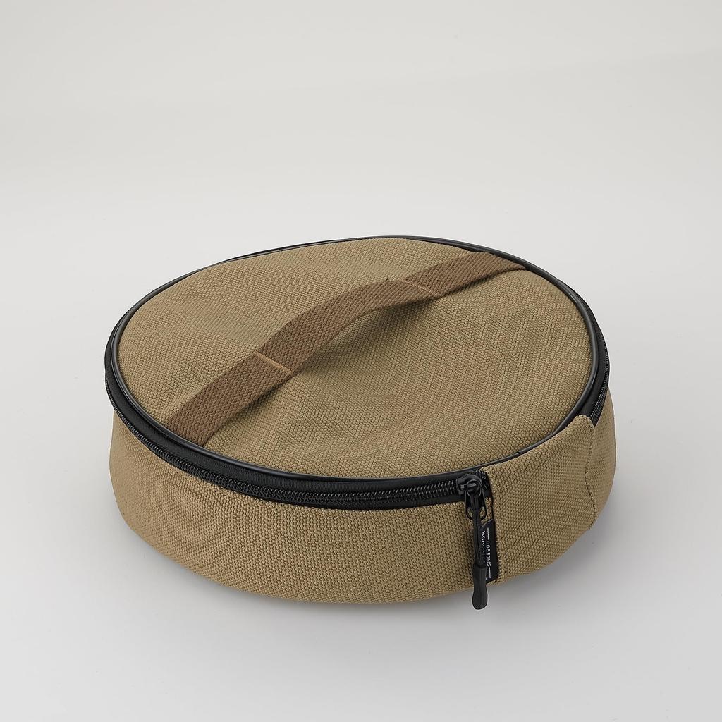 CAMPING MOON Outdoor Tableware Camping Stainless Steel Plates and Dish Set (4-Piece Set) with Canvas Case (S397-1S)