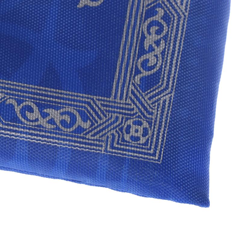 Мусульманский молитвенный коврик Портативный плетеный коврик с компасом в чехле Дорожный коврик 100*60 см