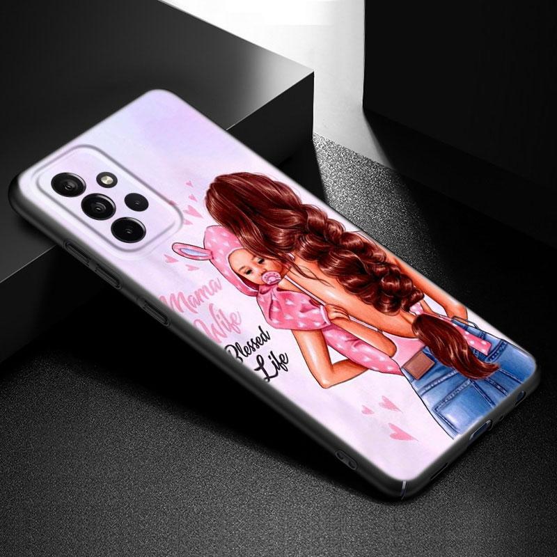 Super Mom Baby Girl Boy Phone Case For iPhone Samsung Galaxy Redmi Xiaomi Oppo OnePlus Note S A 7 8 9 10 11 12 13 14 20 21 22 23 53 54 Pro Max Ultra