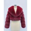 ZADORIN Trend Fur Top New Cropped Faux Fur Coat Woman Clothing Furry Faux Fur Jacket Winter Coats for Woman Outerwears Top Mujer