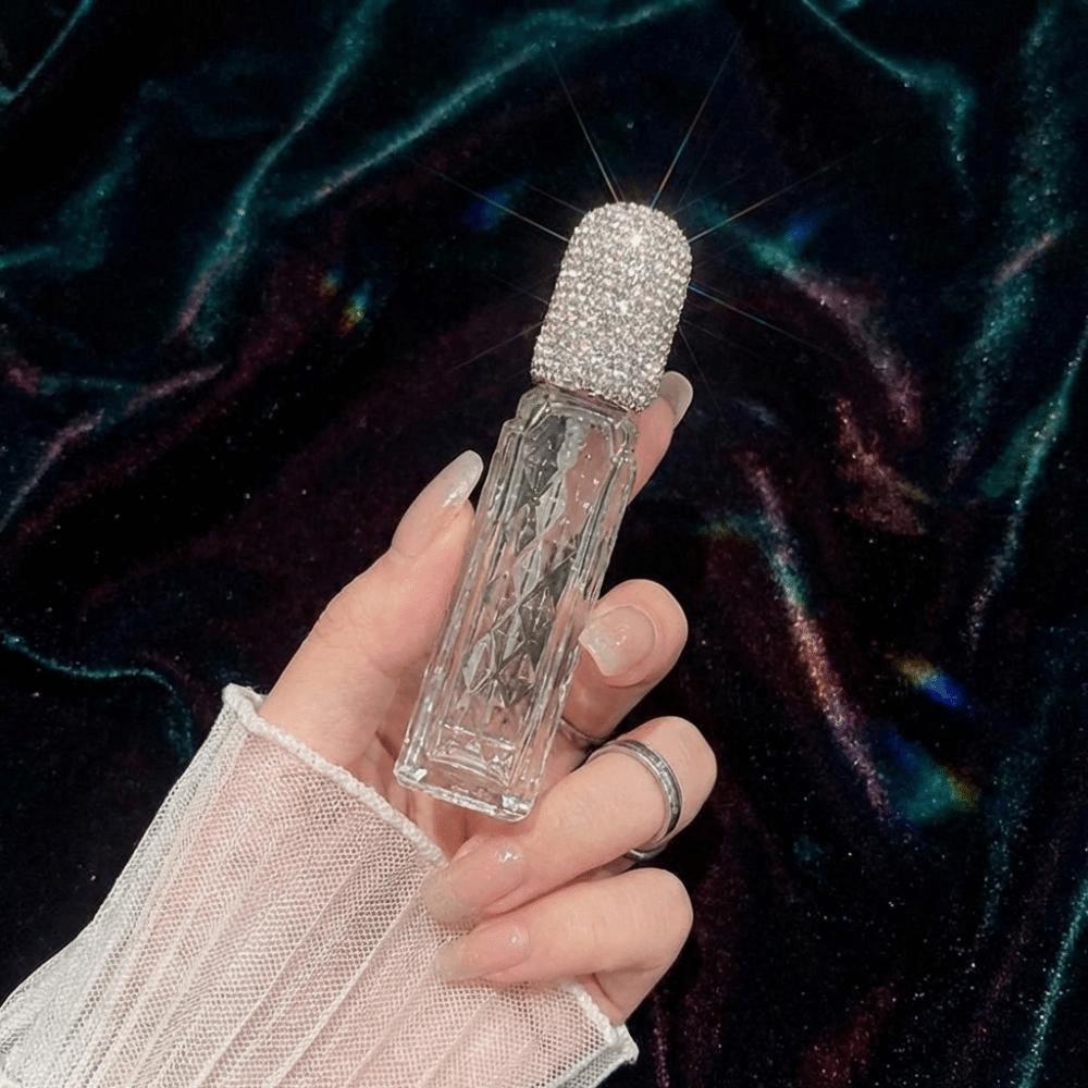 12ml Glass Perfume Atomizer Creative Rhinestone Oil Diffuser Bottle Handicraft