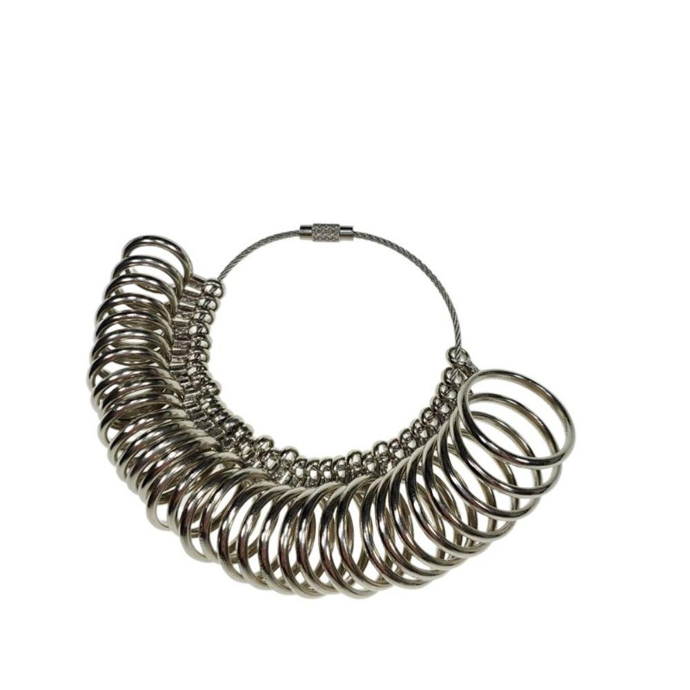 Прочный инструмент для измерения оправки колец с измерителем пальцев для измерения размеров ювелирных изделий